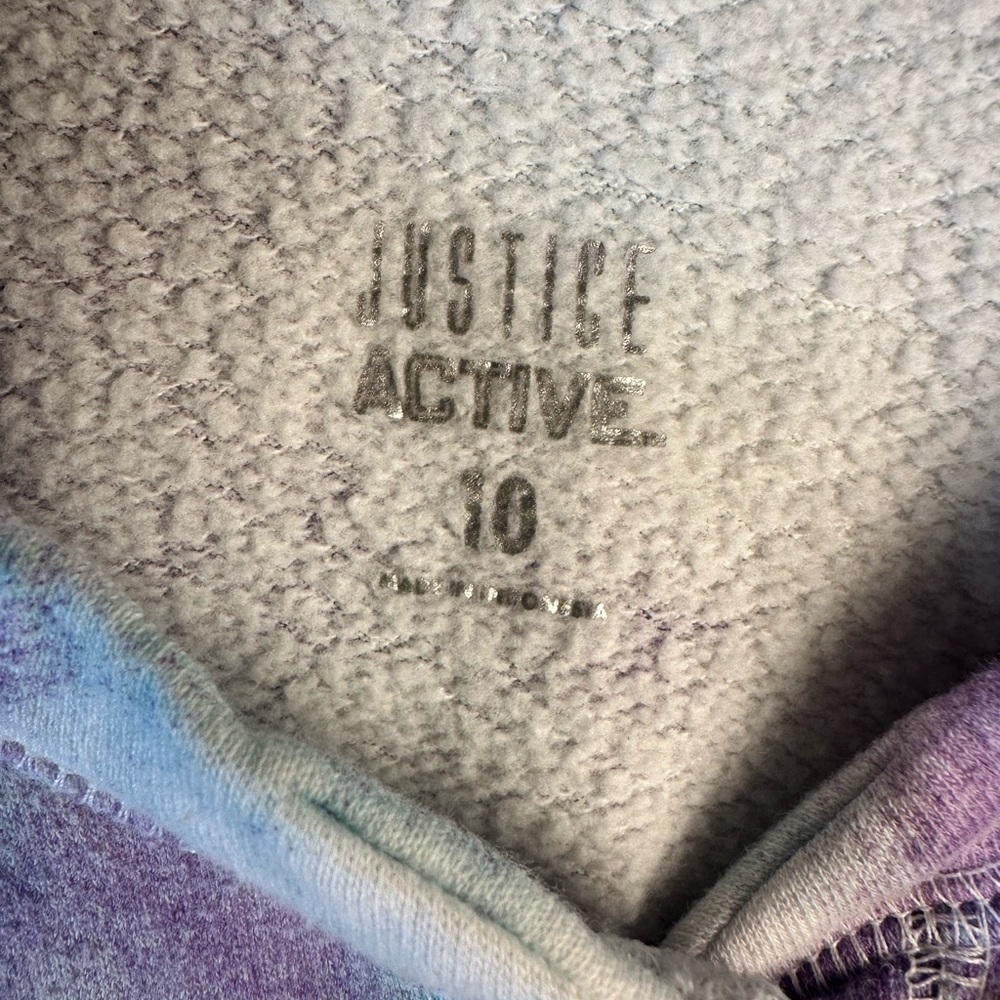 Justice Purple and Blue Tie-Dye Sweatshirt - Picture 2 of 9
